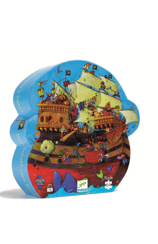 Puzzle Corabia Barbarossa, Djeco