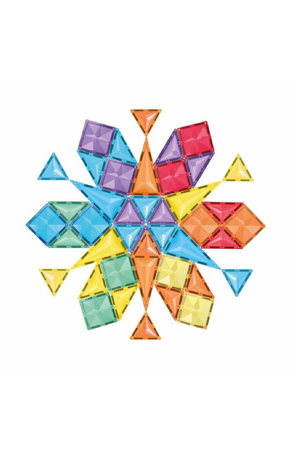 Set magnetic de construit Inventiv 110 piese, Cleverclixx