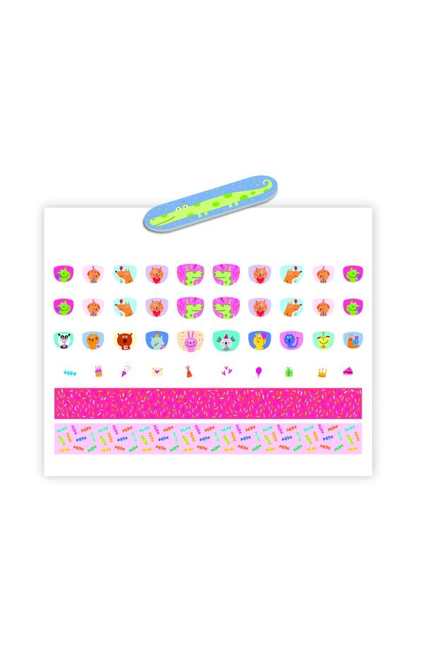 Stickere pentru unghii model Happy Birthday, Djeco