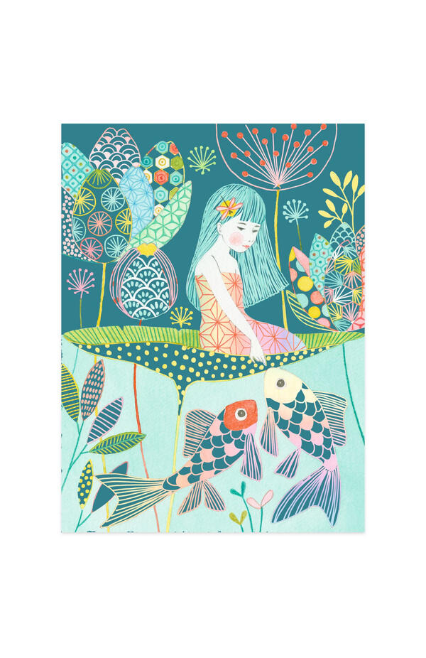 Joc creativ de razuit Iazul pastel, Djeco