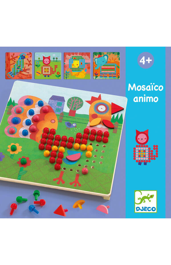 Jucarie educativa Mozaic animo, Djeco