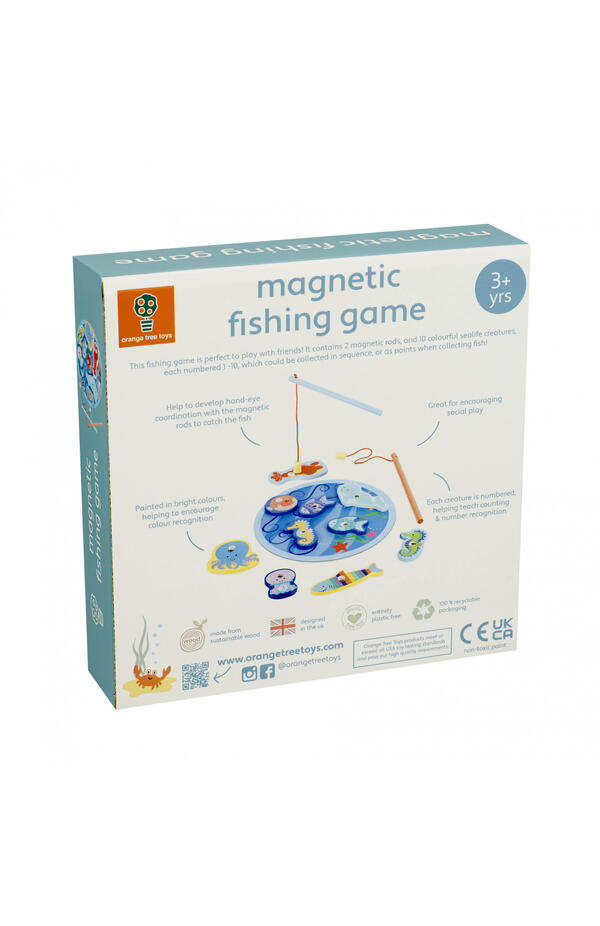 Jocuri magnetice de pescuit, Orange Tree Toys