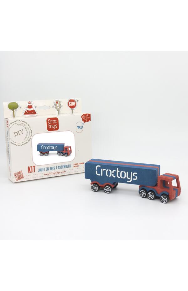 Set de constructie vehicul Tir transport marfa Remy, Croc toys