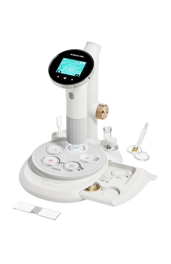 Joc STEM Microscop digital cu ecran integrat, TopBright