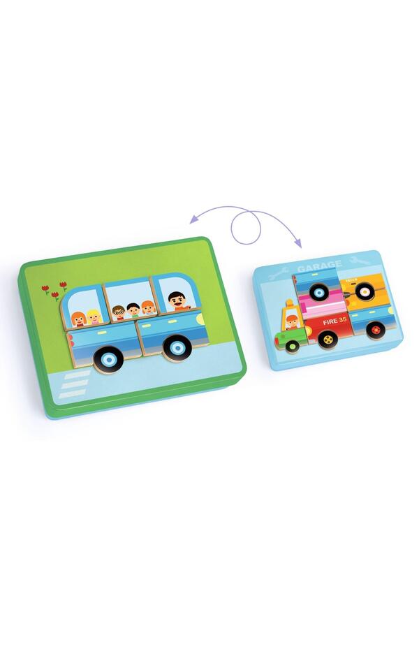 Joc magnetic cu Vehicule, Djeco
