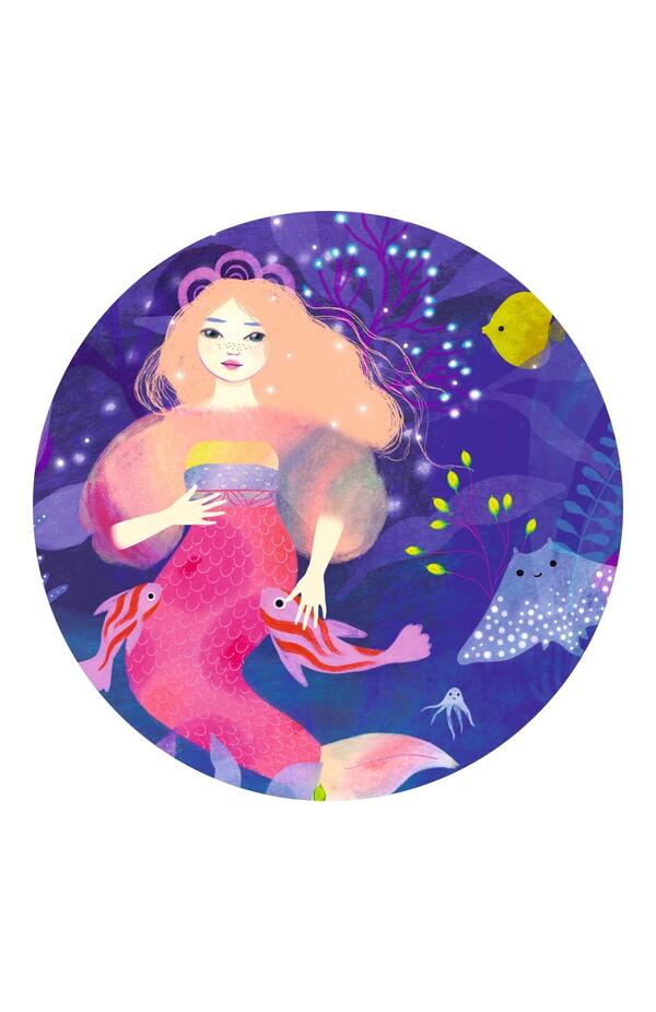Puzzle Sirena Ella, Djeco