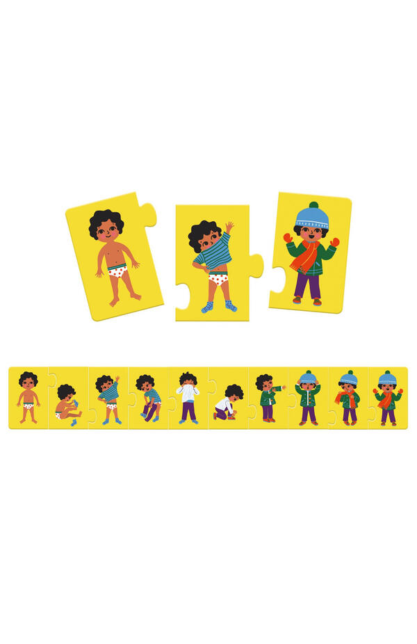 Puzzle Ma imbrac singur, Djeco