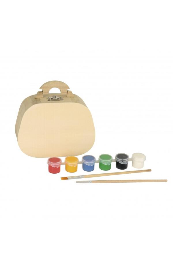 Joc creativ gentuta din lemn de pictat, Egmont Toys
