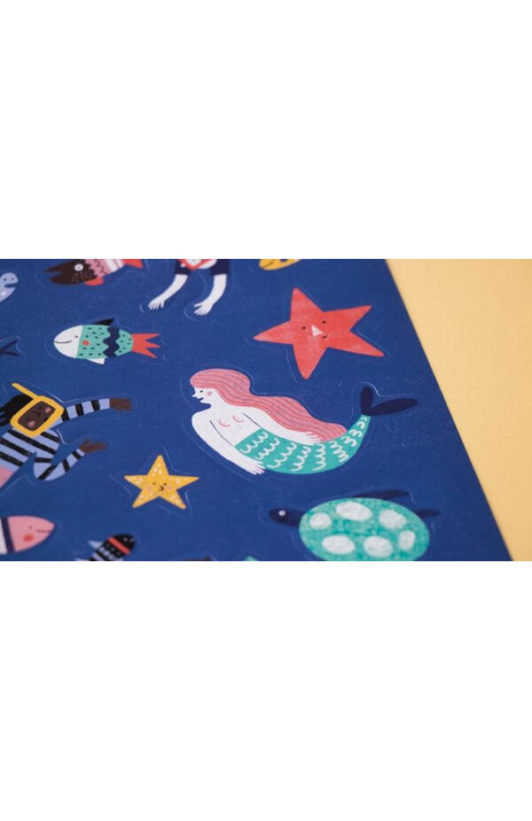 Set cu abtibilduri repozitionabile La mare, Londji