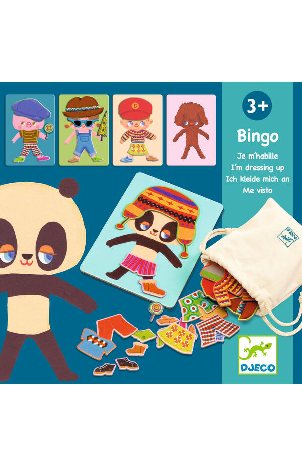 Jucarii educative Dress Up Bingo, Djeco Jucarii educative Dress Up Bingo, Djeco