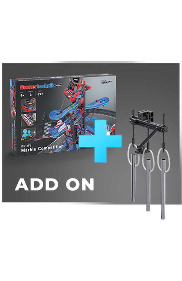 Kit STEM Completare pentru Cursa cu bile metalice - Sunete, Fischertechnik