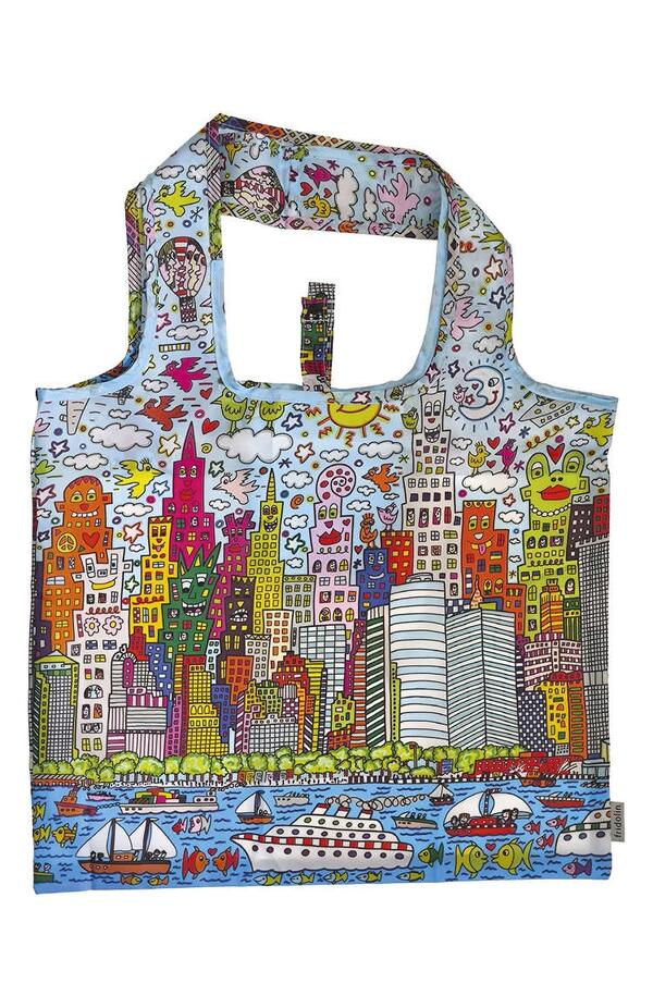 Sacosa textil James Rizzi My New York City, Fridolin