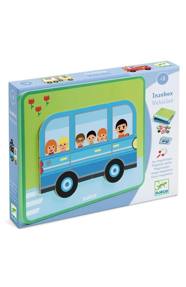 Joc magnetic cu Vehicule, Djeco