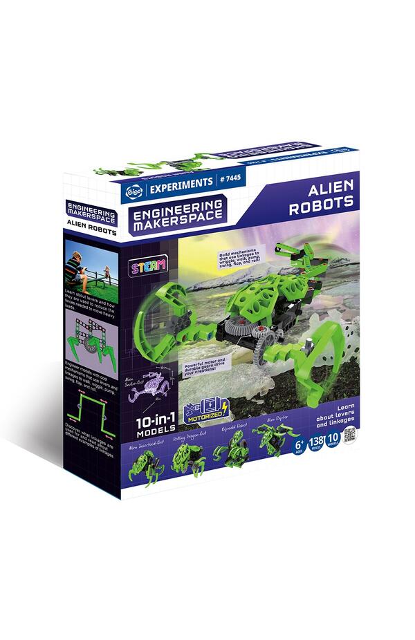 Kit STEM Construieste roboti extraterestrii, Gigo Toys