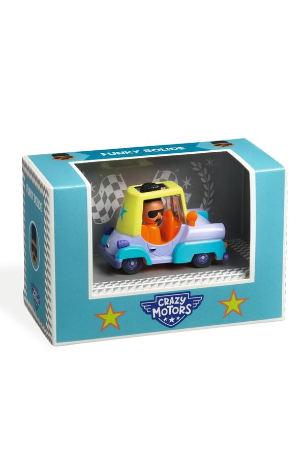 Masina de curse Funky Bolide Colectia Crazy Motors, Djeco