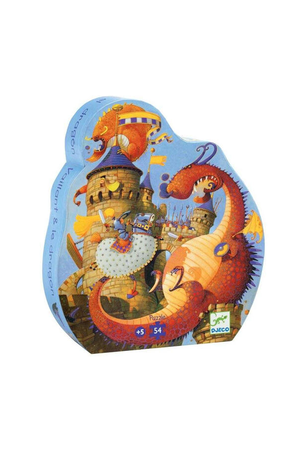 Puzzle Cavalerul si dragonul, Djeco