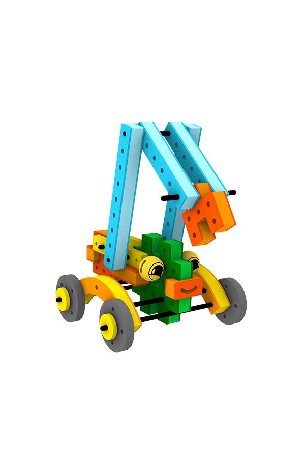 Joc de construit cu blocuri Combiner, Bakoba Joc de construit cu blocuri Combiner, Bakoba