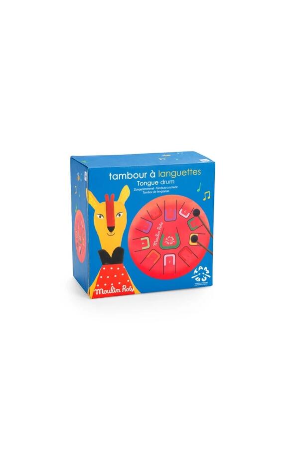 Instrument muzical Toba metalica rosie, Moulin Roty