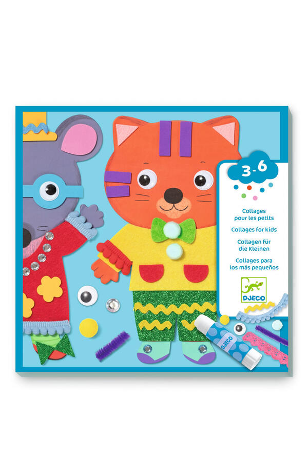 Joc creativ colaje Micii prieteni, Djeco