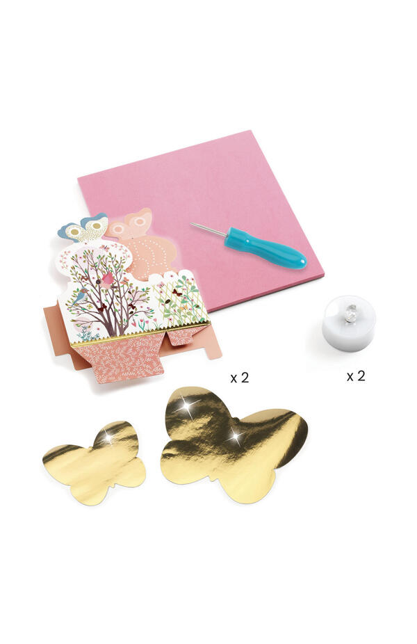 Joc creativ DIY felinar Lumini si umbre, Djeco Joc creativ DIY felinar Lumini si umbre, Djeco