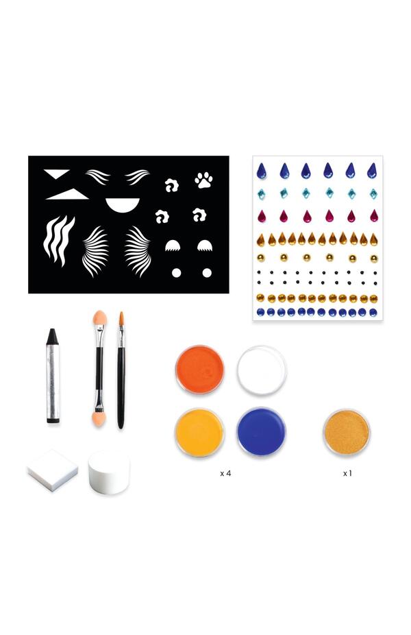 Set pictura pe fata Animale salbatice, Djeco