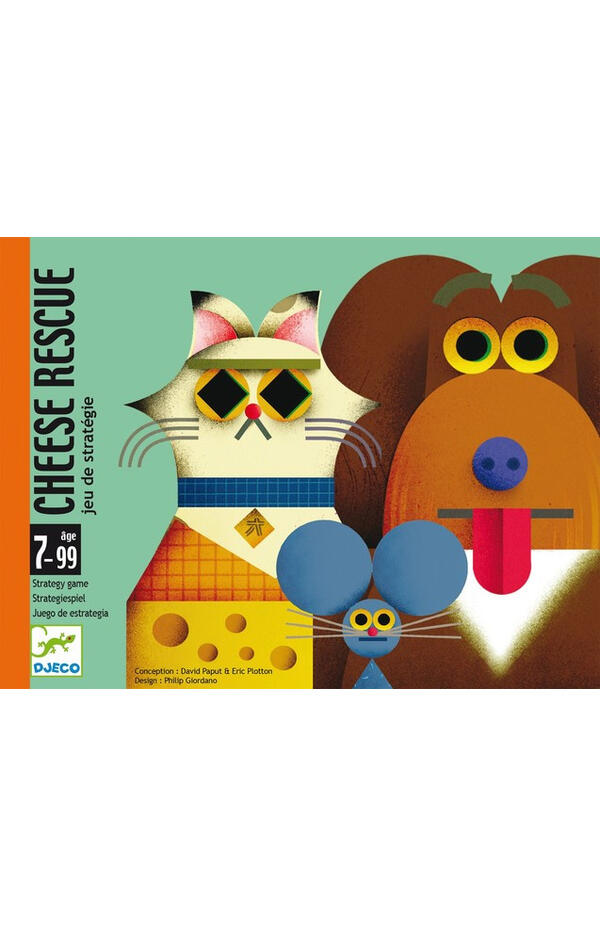 Joc de carti Goana dupa cascaval, Djeco