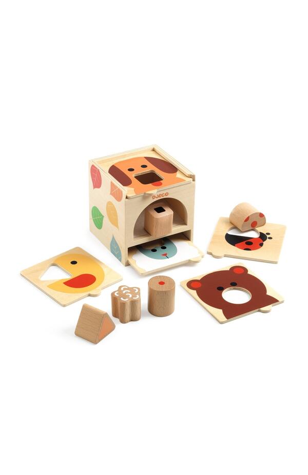 Cutie sortatoare Basic Box, Djeco