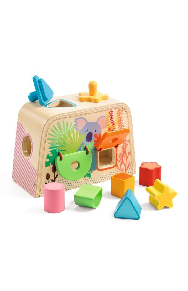 Cutie de sortat forme Multi Boita, Djeco