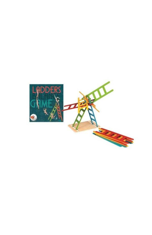 Joc de echilibru, scari colorate, Egmont Toys