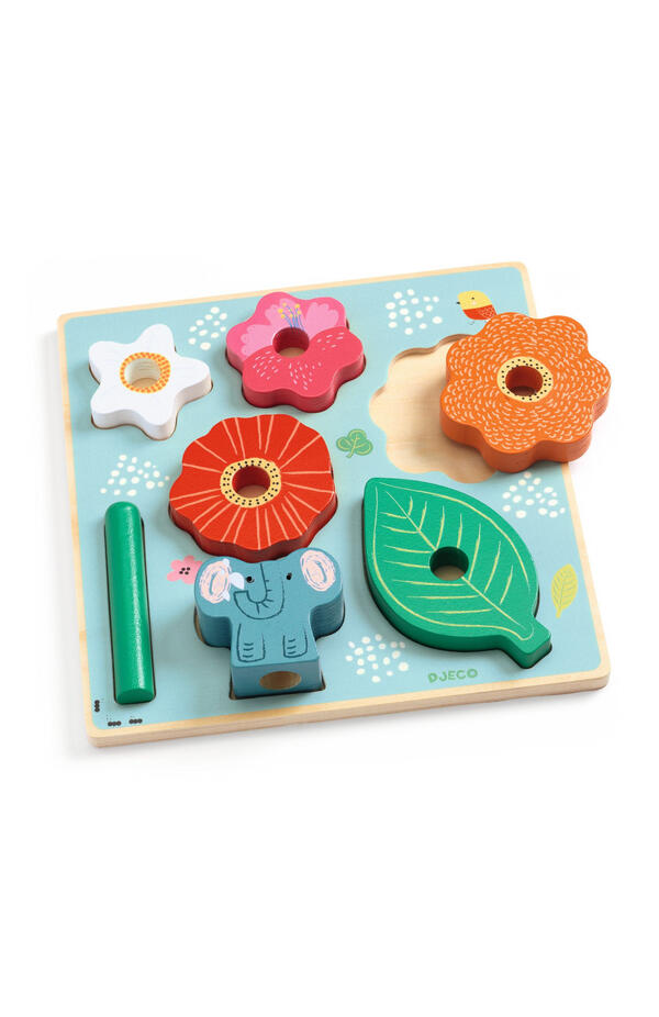 Puzzle si joc de stivuire, Djeco