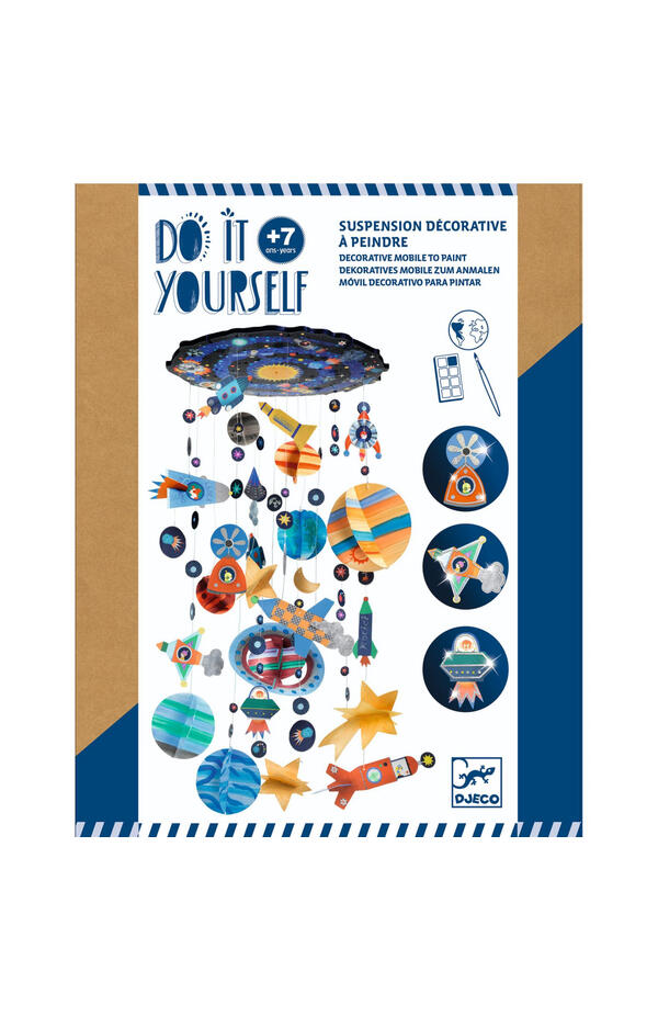 Set DIY decoratie mobila Sistemul solar, Djeco