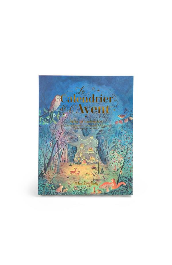 Calendar de Advent Lanterna si 23 de discuri cu povesti Big Family, Moulin Roty