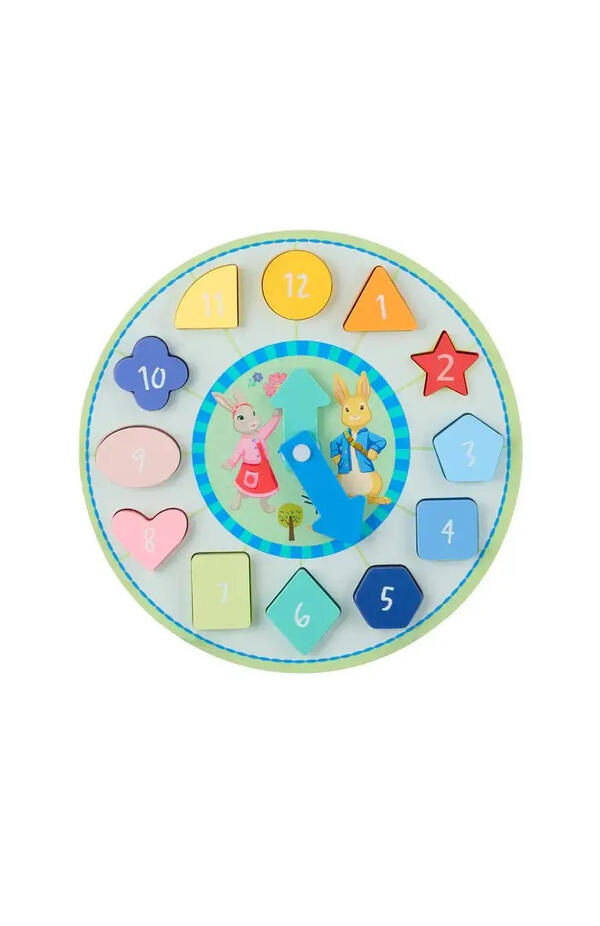 Puzzle ceas Peter Rabbit™, Orange Tree Toys