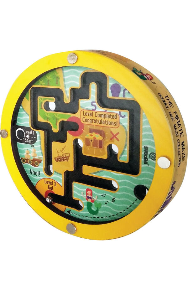 Joc de logica si indemanare Labirint dublu pirati