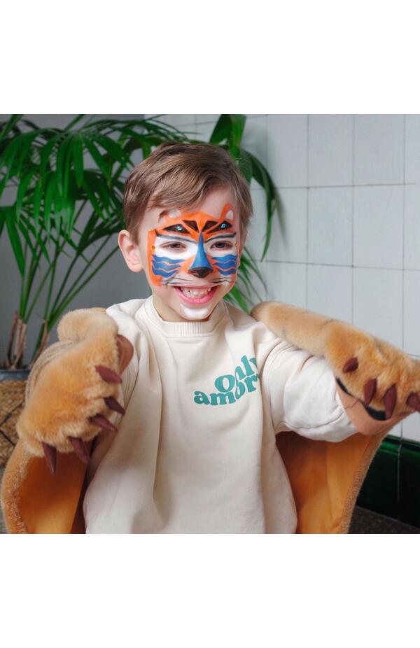 Set pictura pe fata Animale salbatice, Djeco