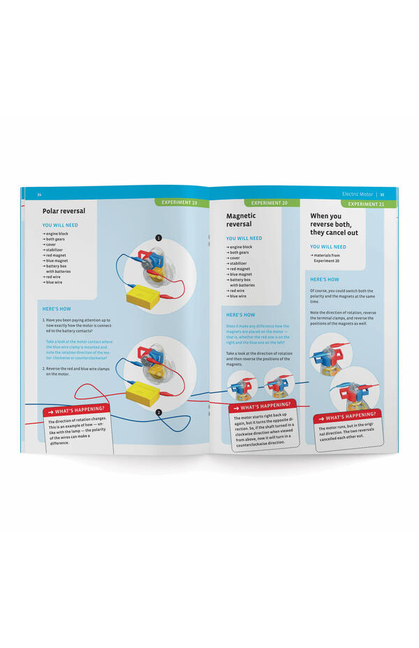 Kit STEM de construit motoare si generatoare, Thames & Kosmos Kit STEM de construit motoare si generatoare, Thames & Kosmos