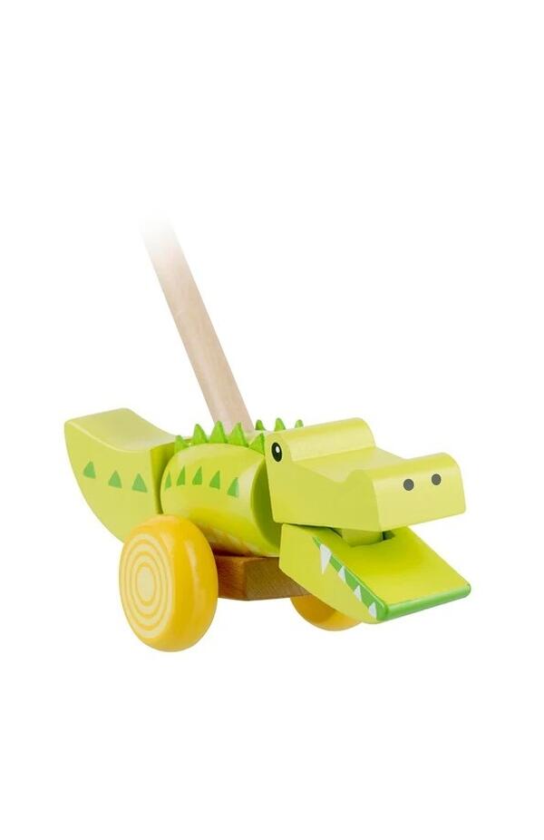 Jucarie de impins crocodil, Orange Tree Toys