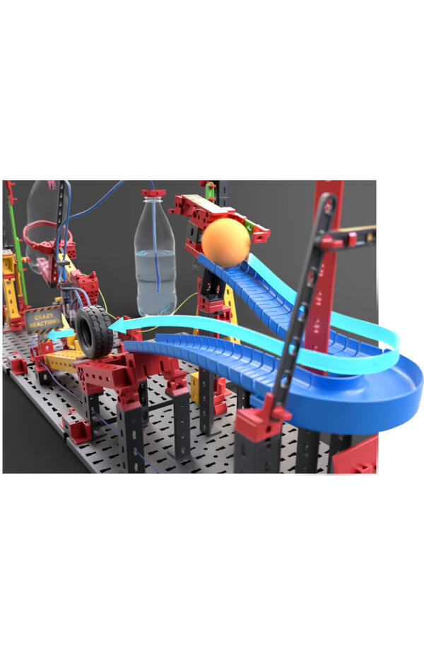 Kit STEM Reactii in lant traznite, Fischertechnik