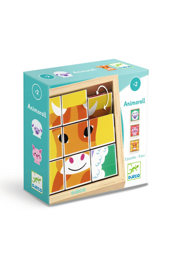Puzzle rotativ Animoroll, Djeco