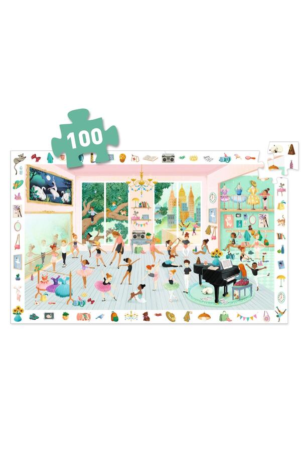 Puzzle observatie Scoala de dans, Djeco