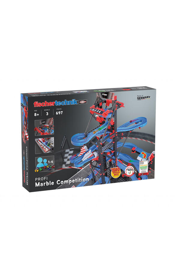 Kit STEM Cursa cu bile metalice, Fischertechnik