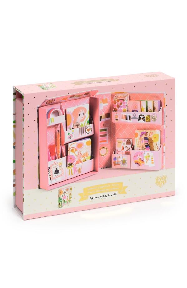 Set de papetarie cu tematica Fashion, Djeco