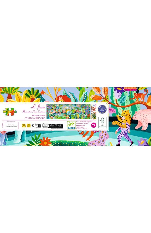 Puzzle galerie La fiesta, Djeco Puzzle galerie La fiesta, Djeco