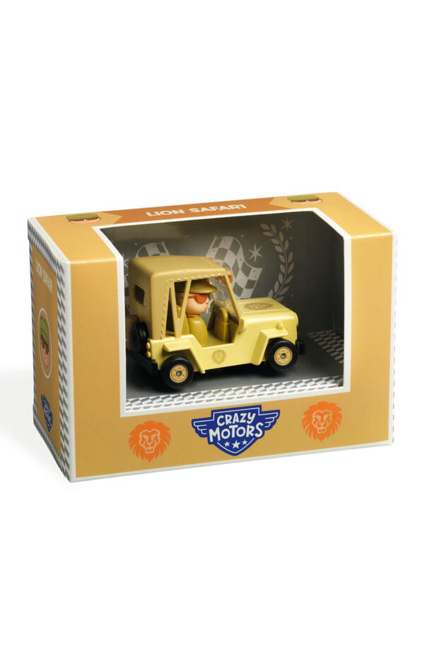 Masina safari, Colectia Crazy Motors, Djeco