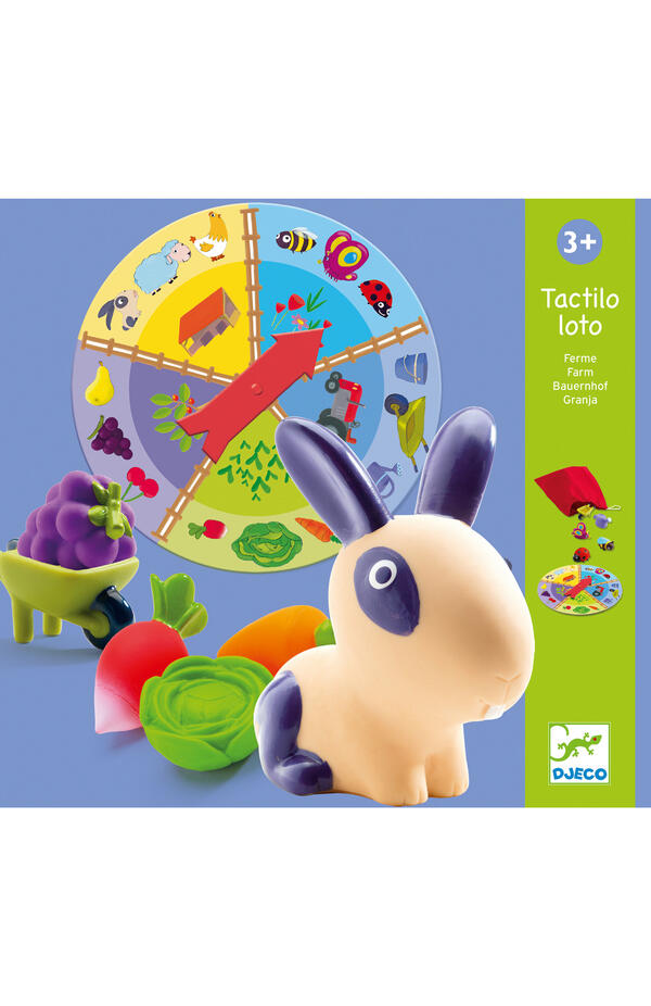 Jucarii educative Tactilo Loto Ferma, Djeco