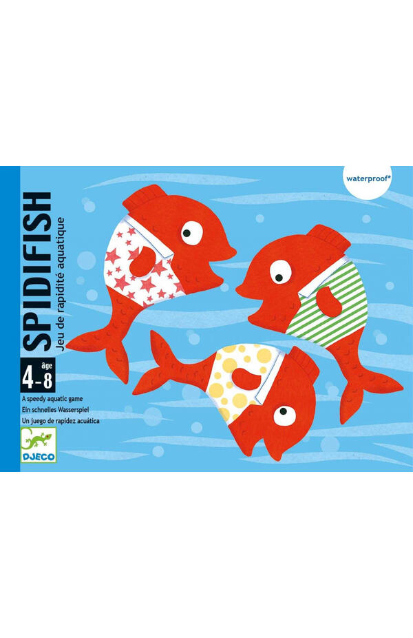Joc acvatic cu carti Spidifish, Djeco