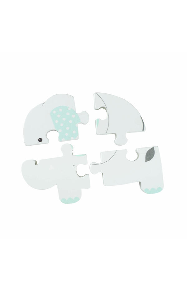 Puzzle elefant din lemn, Orange Tree Toys