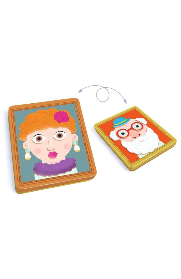Joc magnetic creativ Portrete, Djeco