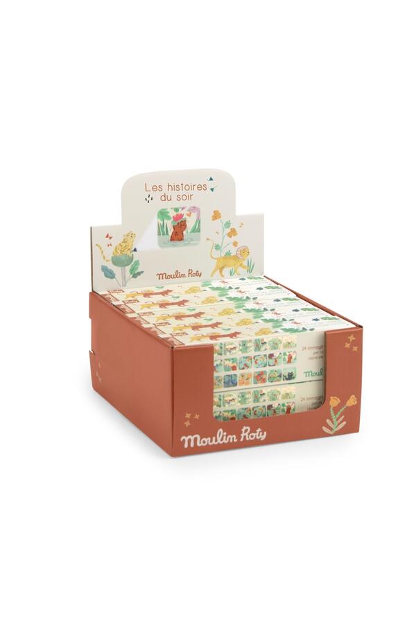 Lanterna cu povesti Animalele junglei, Moulin Roty