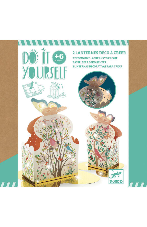 Joc creativ DIY felinar Lumini si umbre, Djeco Joc creativ DIY felinar Lumini si umbre, Djeco